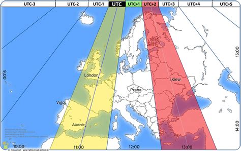 Desempleo Matiz Académico Western Europe Time Zone Map Menor Fondo Aeródromo