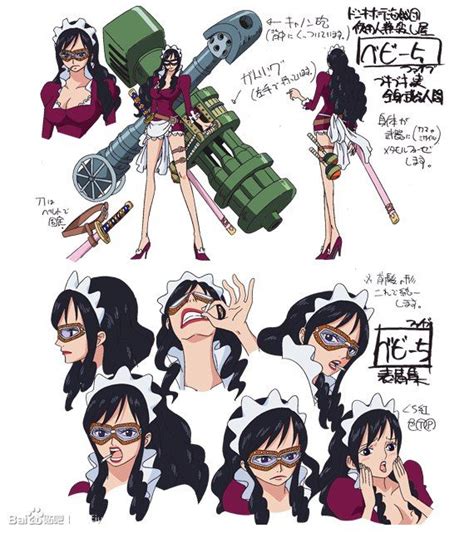 One Piece Baby 5 Color Sheets Character Design Official Reference