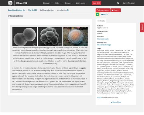 Openstax Biology 2e The Cell Cell Reproduction Introduction Ohiolink