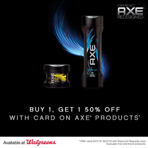 Great Deals On Axe Hair Care Man Up With Axe 50 Walgreens T Card Giveaway