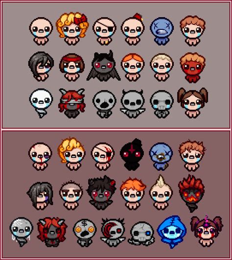 The Binding Of Isaac Sprites