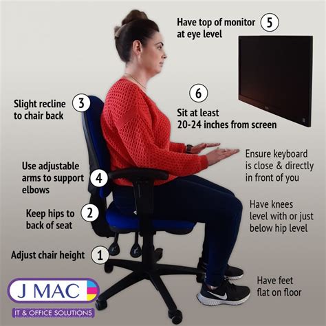 How To Fix Posture When Sitting Premium Vector Correct Posture Of