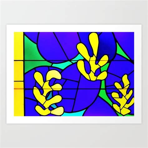 Henri Matisse Tree Of Life Venice Chapel Window Glass Portrait Art