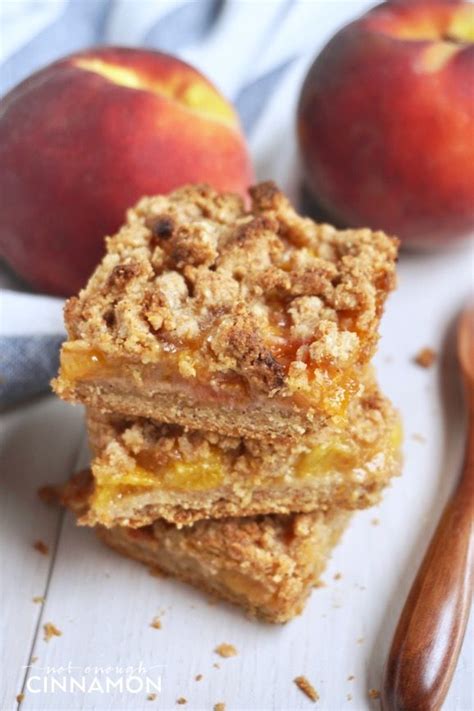 Now that summer's almost here, it's time to start taking advantage of all the fresh, delicious fruit to be had. Healthier Peach Crisp Bars (Gluten-Free + Refined Sugar ...