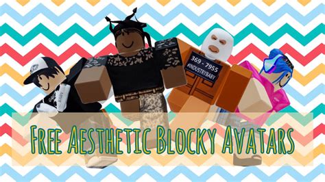 Free Aesthetic Blocky Avatars No Robux Roblox Outfits Youtube