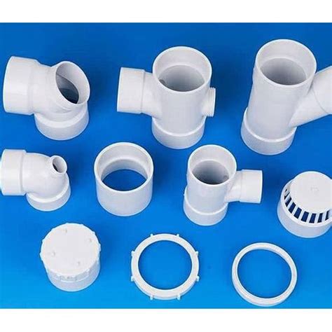 White Push In Pvc Pipe Fitting Size 12 75 Mm