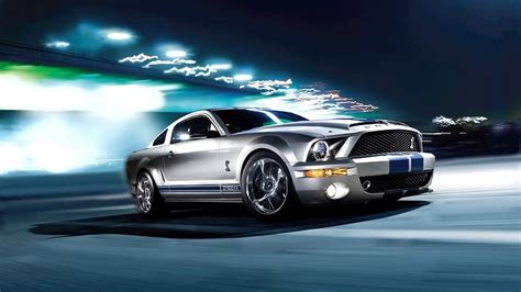 Hd Wallpaper Ford Shelby Gt500 Car Vehicle Gray Cars Side View