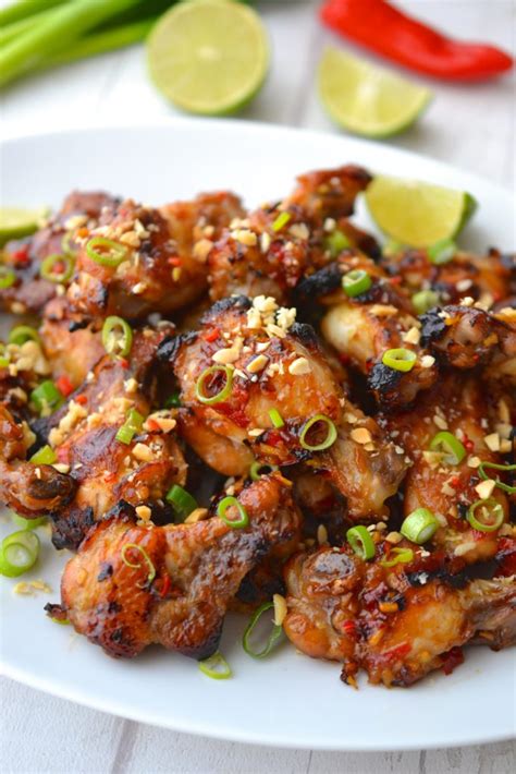 sticky honey and ginger chicken wings every last bite