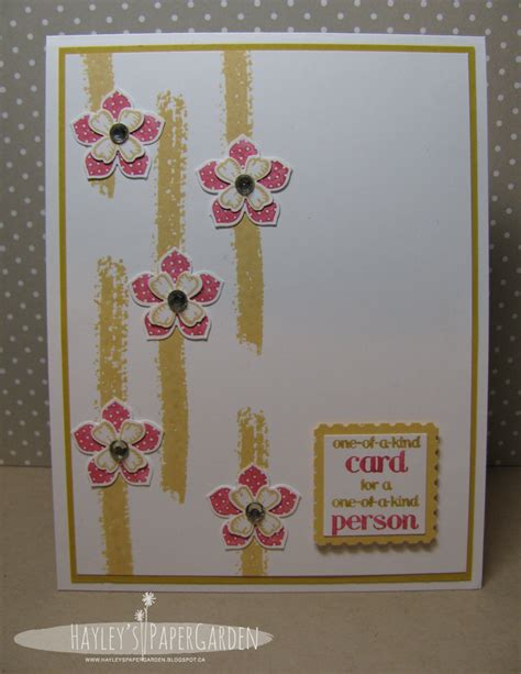 Hayleys Paper Garden One Of A Kind Card For A One Of A Kind Person