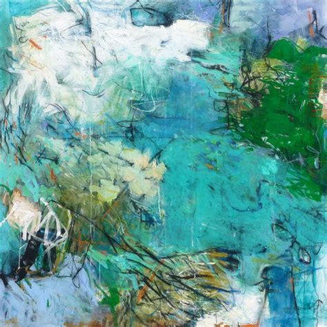 Krista Harris Blue For You 48 X 48 Contemporary Abstract Painting