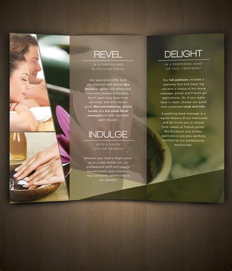 Create My Own Spa Brochure Red Lane Spa Menu Of Services Series Designed By Mattmnoniohew
