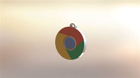Stl File Keychain Chrome・3d Printable Model To Download・cults