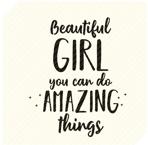 Beautiful Girl You Can Do Amazing Things Svg Nursery Svg Etsy