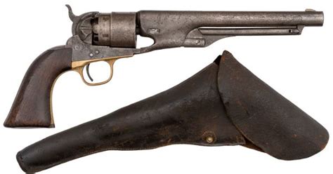 Colt Model 1860 Army Revolver With Military Holster Cowans Auctions