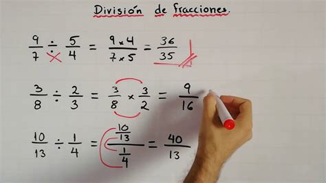 División De Fracciones Tres Métodos Para Resolver Divisiones De