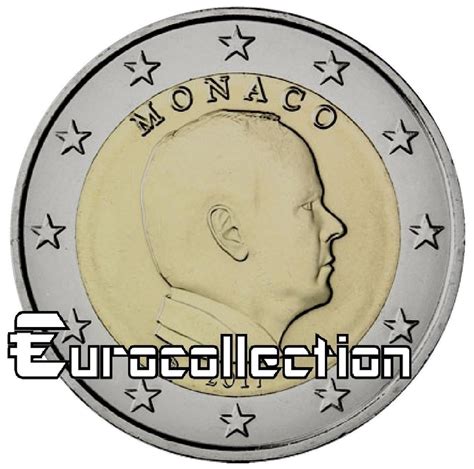 2 Euro Monaco 2017 Albert Ii Eurocollection