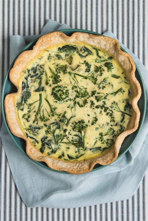 Level Up Your Brunch Game With This Spinach Broccolini Goat Cheese