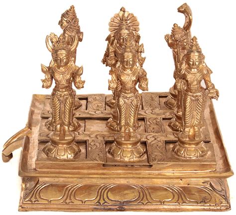 Navagraha The Nine Planets Deities With Each Deity Facing The
