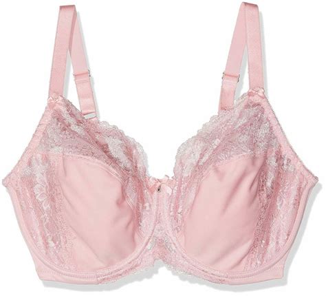 glamorise pink elegance lacy wonderwire bra us 46g uk 46f nwot bras and bra sets