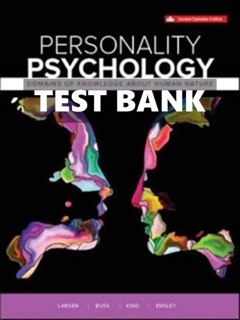 Personality Psychology 2nd Edition Larsen Test Bank Grades Lab