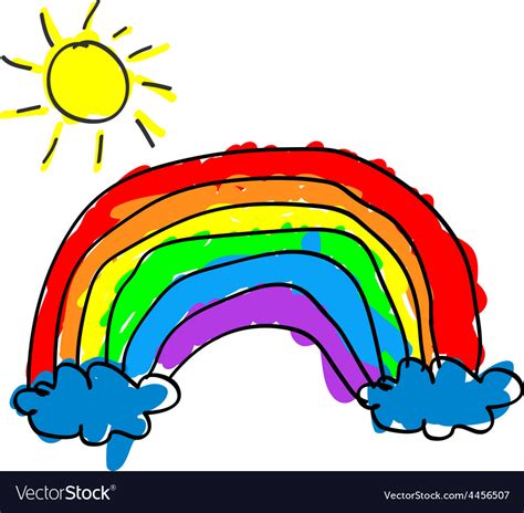 Rainbow Drawing For Kids