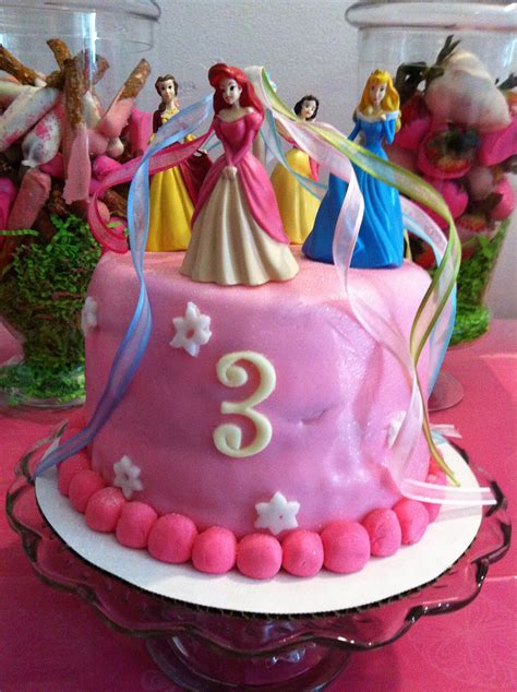 Disney Princesses Birthday Cake