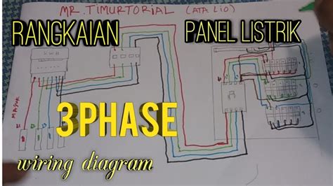 Rangkaian Sederhana Panel Listrik 3 Phase Simple Circuit In A 3