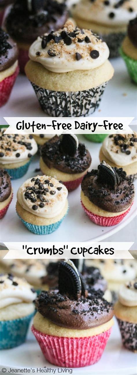 They are usually topped with a deep layer of buttercream, but lend you will find lots of ideas for cupcake frostings and decorations on this site, so do explore. #KatieSheaDesign ♡ Gluten-Free #GF Dairy-Free Crumbs #Cupcakes Recipe - Jeanette's Healthy Li ...