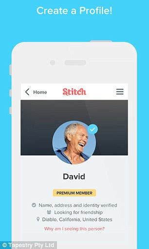 Tinder For The Elderly Stitch App Lets Over 50s Swipe Left Or Right To