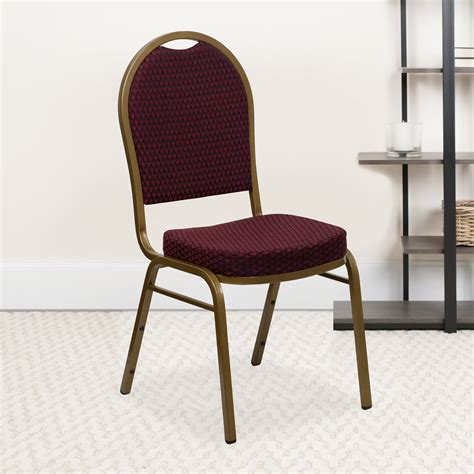 Flash Furniture Hercules Series Dome Back Stacking Banquet Chair With