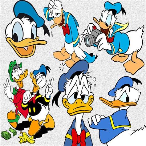 81 Donald Duck Clip Art Instant Download For By Crafterhappy Disney