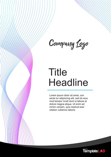 55 Amazing Cover Page Templates (Word, PowerPoint + PSD)