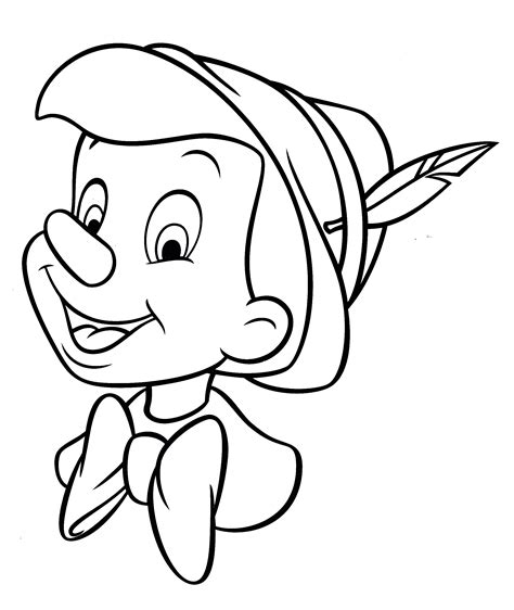 Walt Disney Coloring Pages Pinocchio Walt Disney Characters Photo