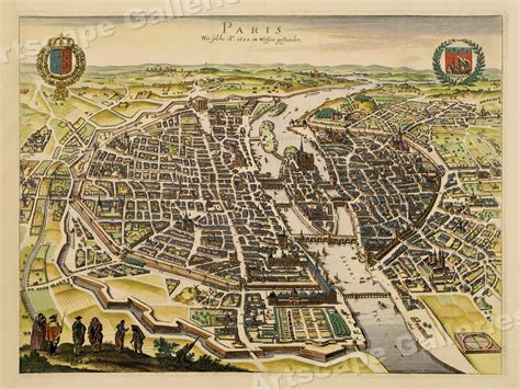 Old Paris Map