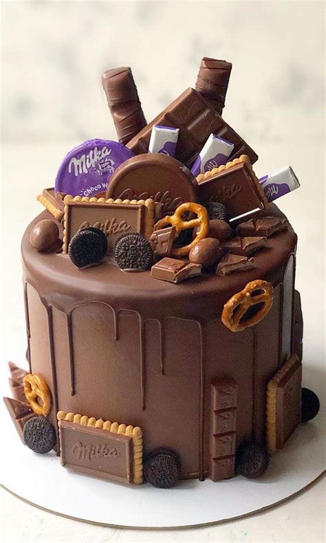 Birthday Cake Celebration Cake Adult Birthday Cake Birthdaycake Elegant Cake Chocolate