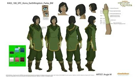 Korra Earth Kingdom Outfit Korra Avatar Team Avatar Character Model