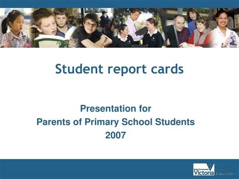Ppt Student Report Cards Powerpoint Presentation Free Download Id