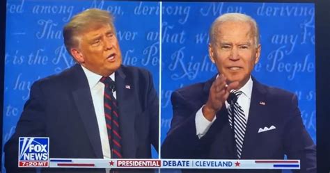Will You Shut Up Man Watch Joe Biden Snap At A Petulant Trump
