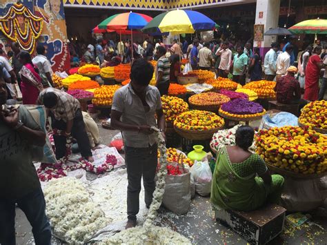 One Of Asias Largest Flower Markets Lies In The Heart Of Bangalore
