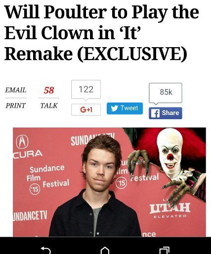 Will Poulter To Play Pennywise In The IT Remake Horror Amino