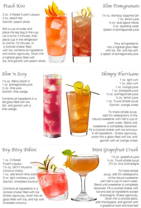 Distilled spirits include vodka, whiskey, gin, rum, and tequila. low calorie cocktails with vodka