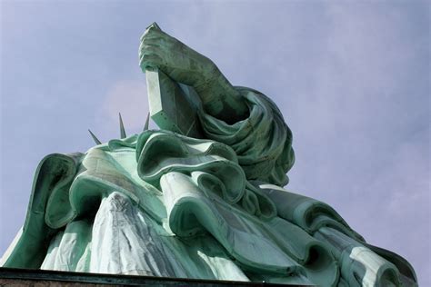Statue Of Liberty As Seen From Looking Up From The Pedestal Statue