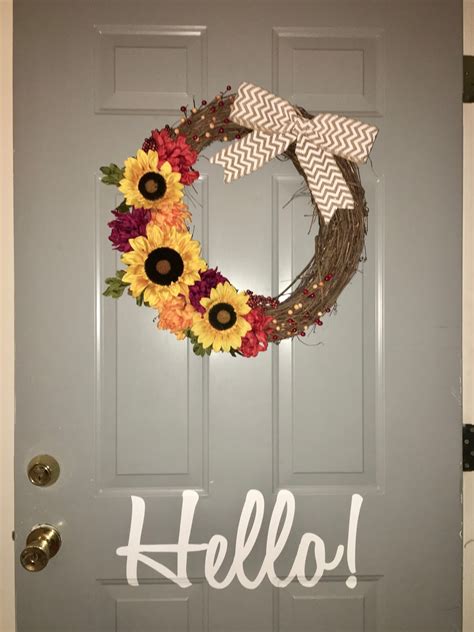 Hobby lobby offers a massive selection of home decor for all times of year and holidays. The Classroom Crafter: Fall Sunflower Wreath