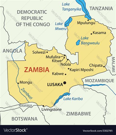 Download Map Of Zambia Download Gratis