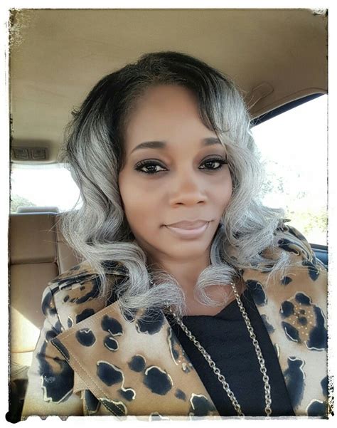 Silver Fox Black And Gray Gray Hair Diva Growing Old Gracefully