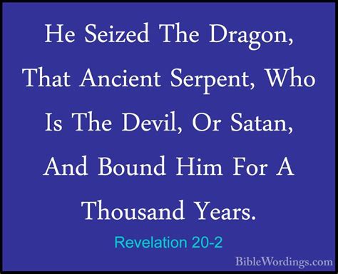 Revelation 20 Holy Bible English