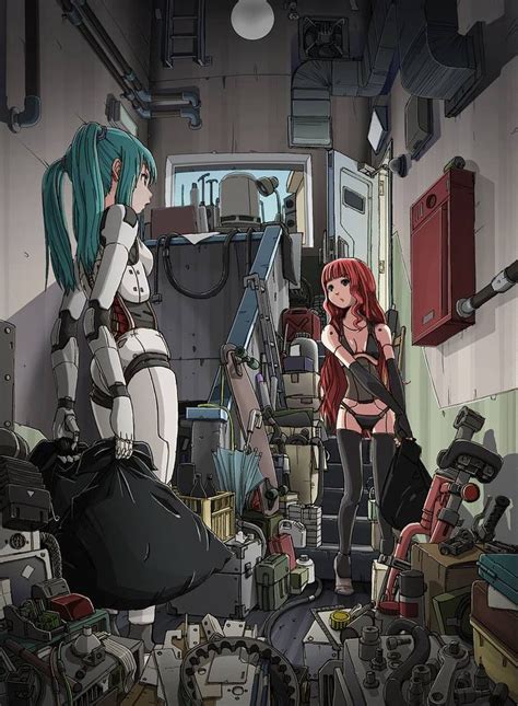 Cyborg Girl Anime 012 By Pepekas On Deviantart Cyborg Girl Anime Cyberpunk Anime