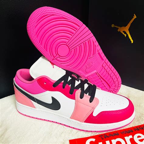 Nike Air Jordan 1 Low Gs “rush Pink” 553560 162 Vago24h Chất Lượng