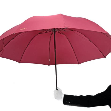 Large Umbrella Rain For Men Rainy Stormy Folding Umbrellas Large For 3