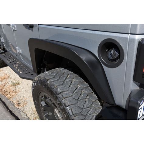 Go Rhino Trailline Steel Rear Fenders For 07 18 Jeep Wrangler Jk